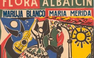 1956. Cartell per l'espectacle de flamenco Suite Española. Col·lecció Marc Martí. (Privat)