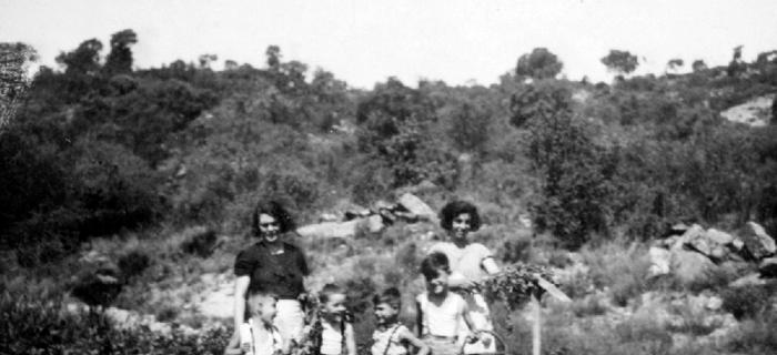 Guinovart al camp, 1940.