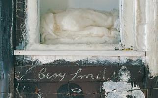 1986. Homenatge Bessy Smith. Tècnica mixta sobre fusta, 195 x 66 cm