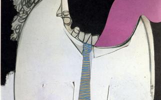 1970. Encorbatat. Oli sobre tela 100 x 81 cm. Col·leció Bassat (Privat)