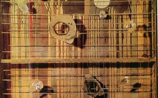 1977.Collage FIAC 77. Tècnica mixta sobre fusta 103 x103x12.5cm. Col·lecció Frederic Amat (Privat)