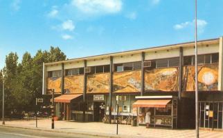 Fris ceràmic de l'Antiga Biblioteca Popular de la Diputació de Barcelona