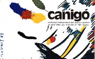 1981. Portada del Setmanari CanigoÌ num. 705 (Privat)
