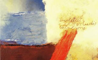 1998. Trobar. Oli sobre tela 100x100cm. Col·leccioÌ del Institut d'Estudis Catalans (Privat)